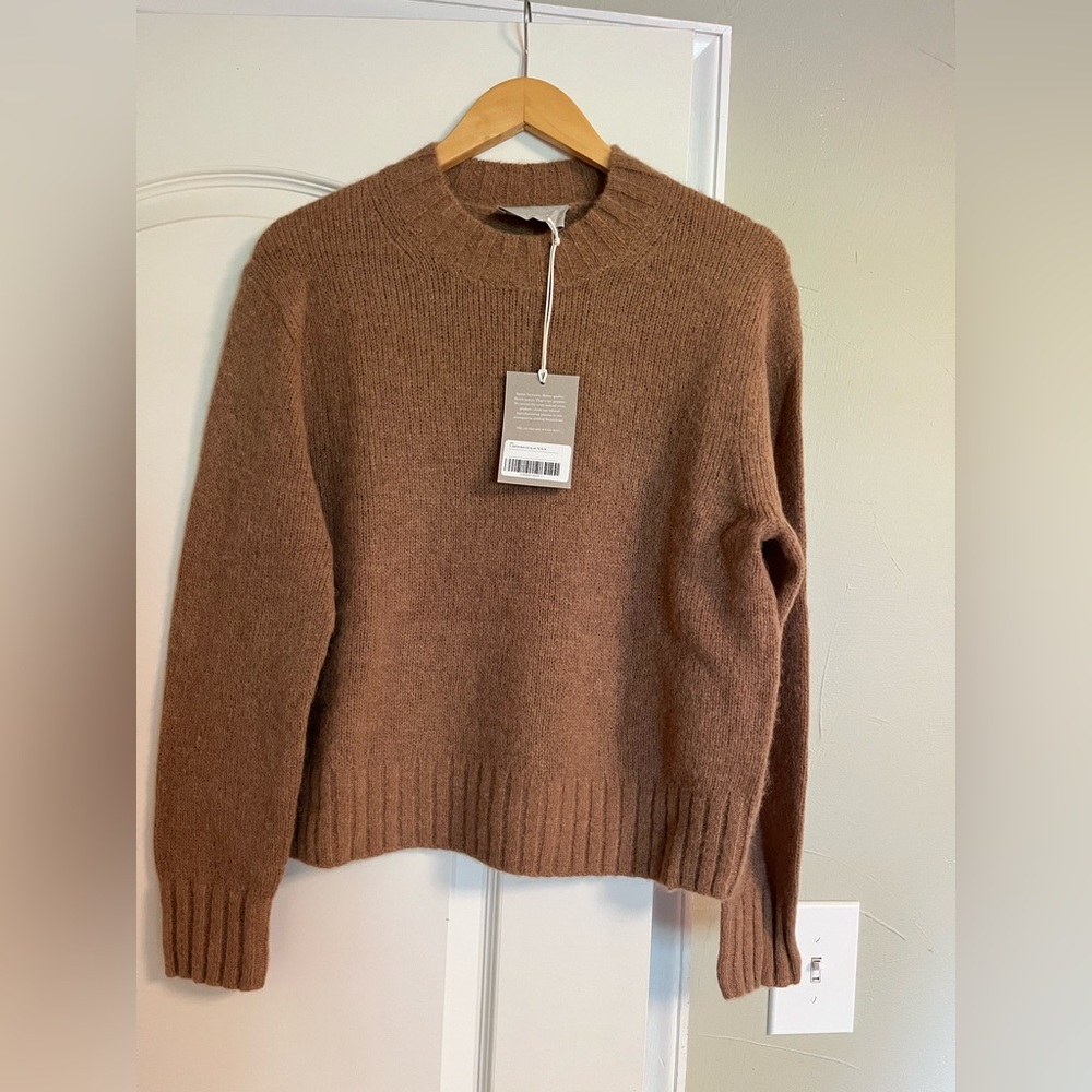 Everlane Cropped Alpaca Sweater NWT